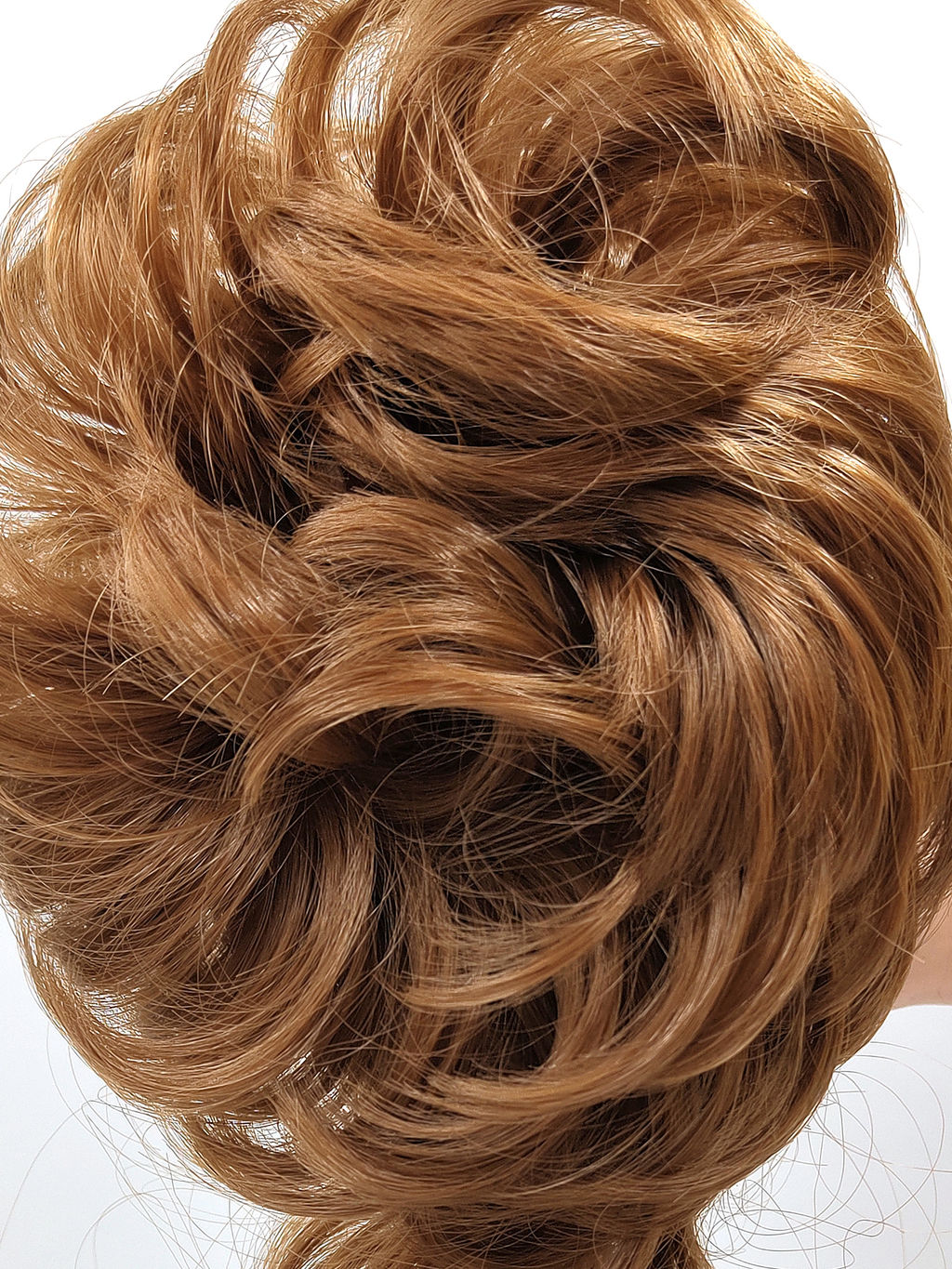 Шиньон-резинка из искусственных волос с локонами