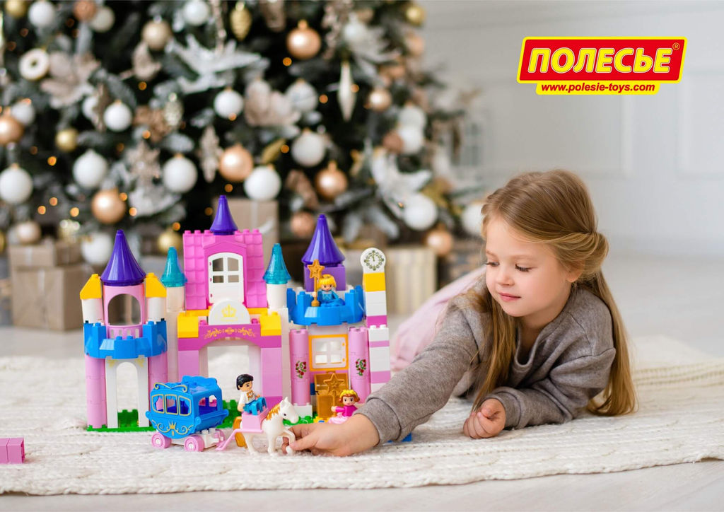 Конструктор Макси - Весёлая принцесса (146 элементов) (в коробке) - Полесье фото 9
