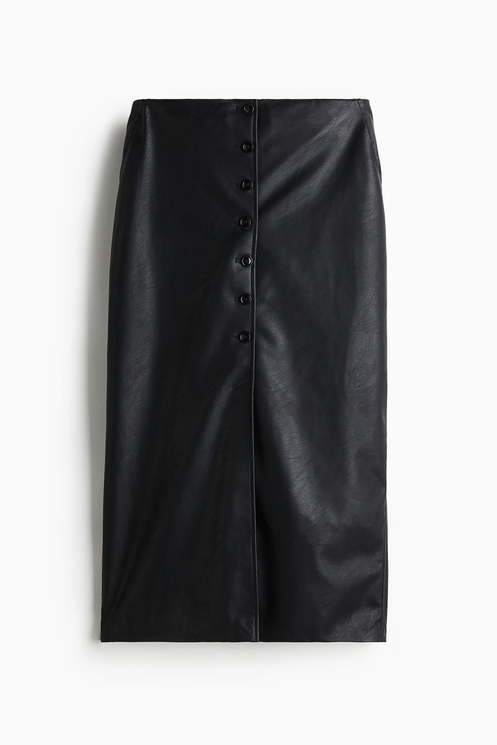 Falda de tubo en tejido revestido - H&m фото 4