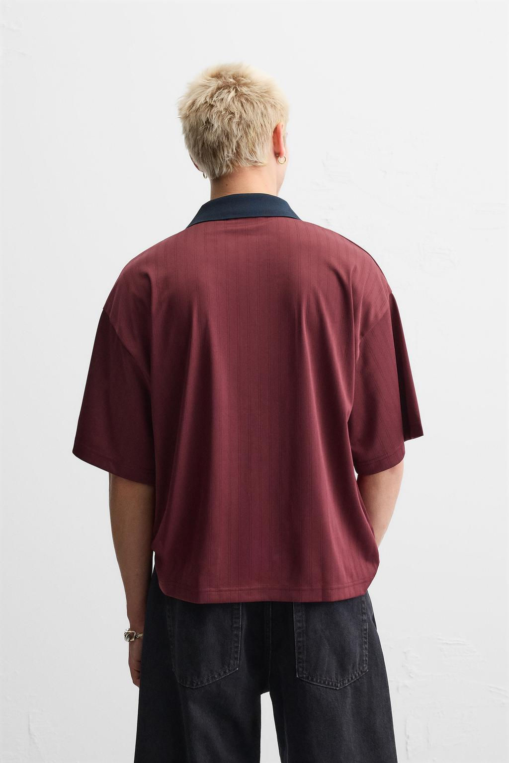 RETRO FOOTBALL TECHNICAL POLO SHIRT - Zara фото 3
