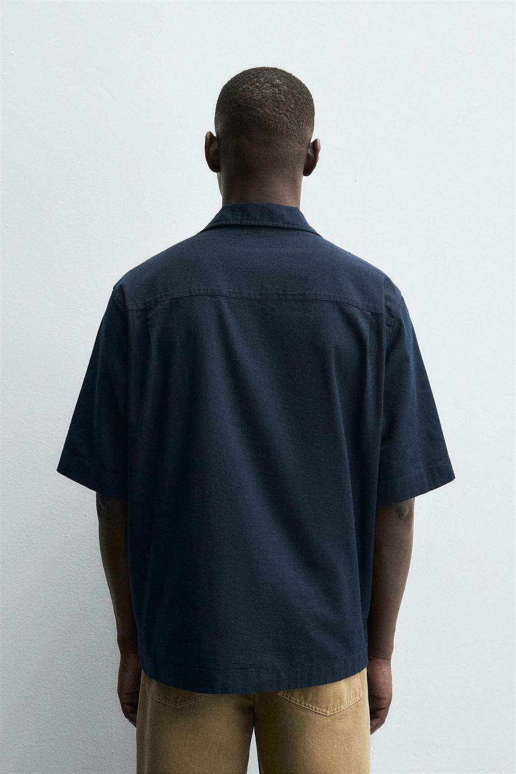 COTTON/LINEN POLO SHIRT