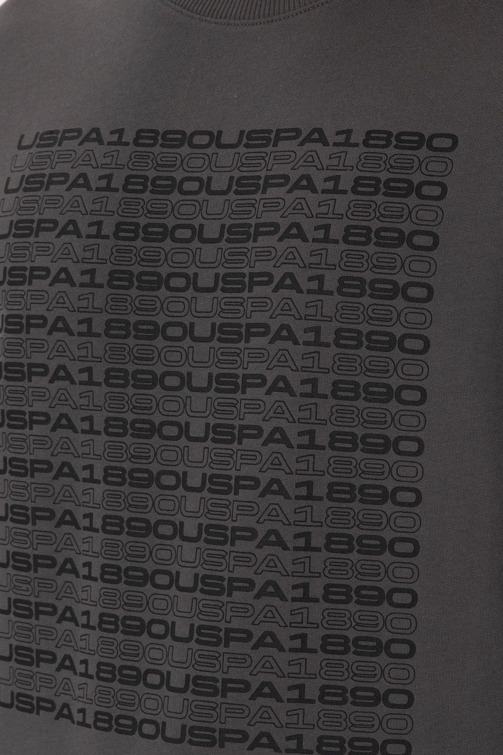 Мужской свитшот антрацитового цвета Неожиданная скидка в корзине - U.s. polo assn фото 7