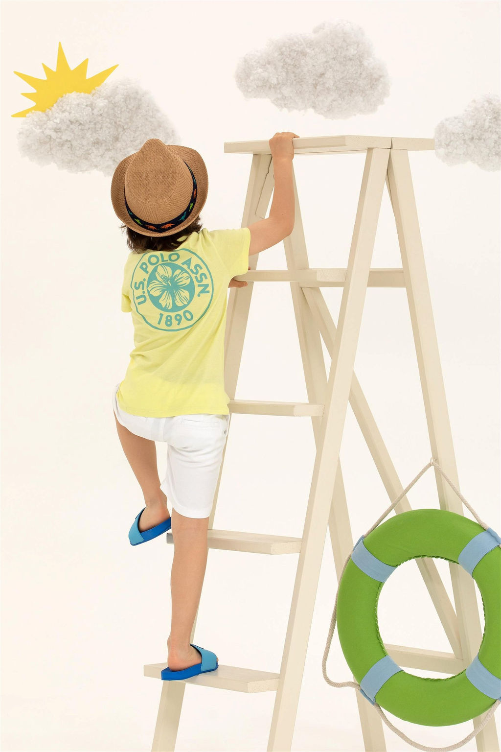 U. S. Polo Assn Детская светло-желтая футболка с круглым вырезом - U.s. polo assn фото 8