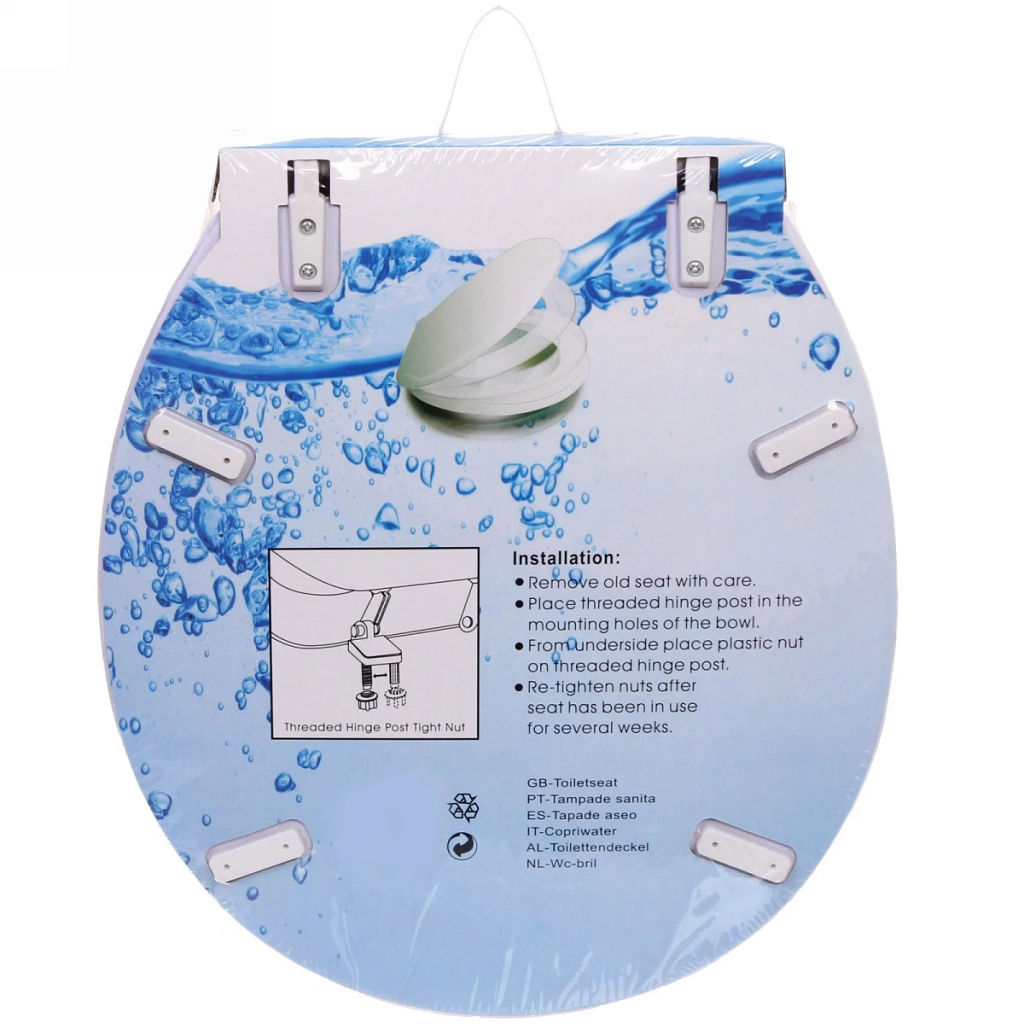 Сиденье для унитаза 36х42 "Орхидея"