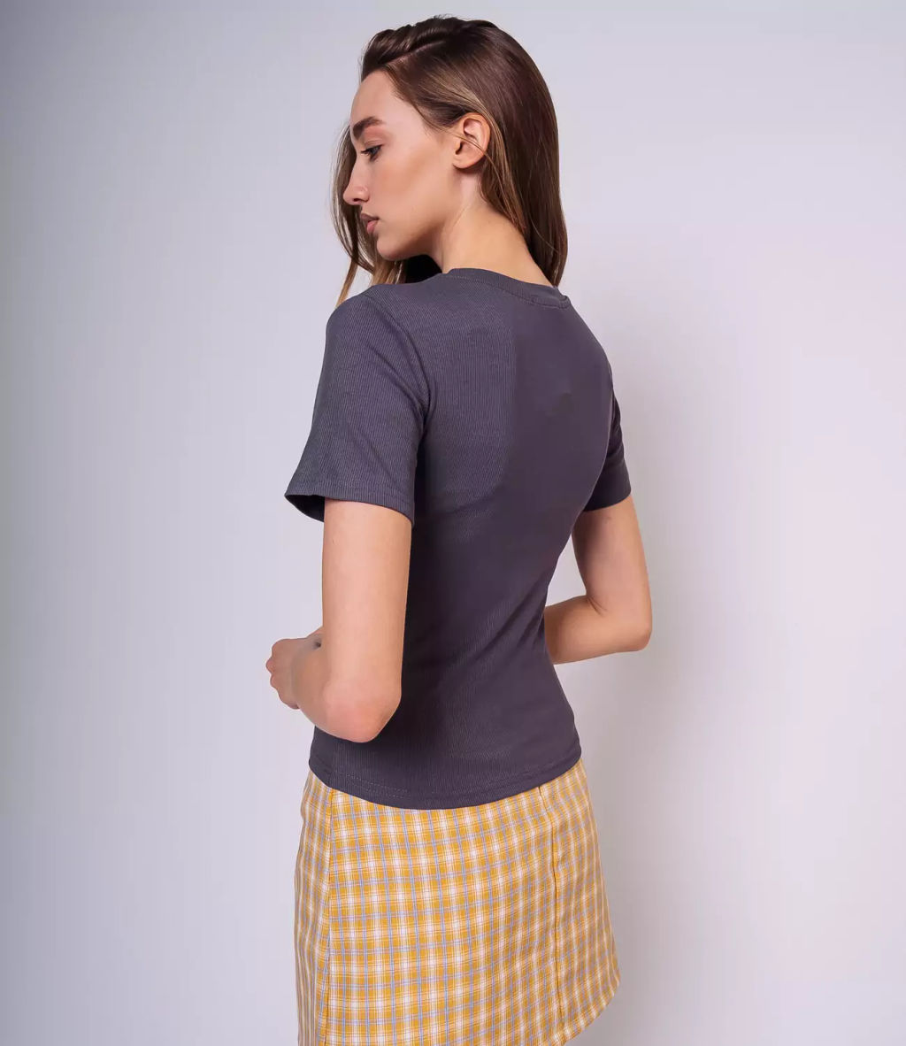 Футболка #КТ6131, серый