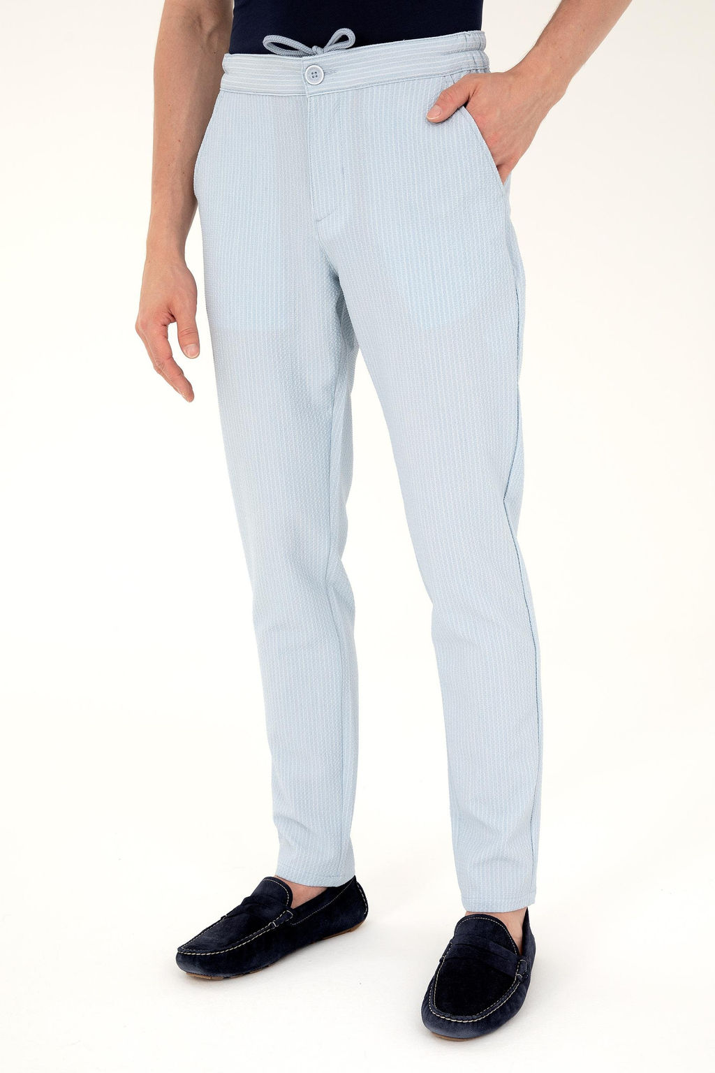 U. S. Polo Assn / Мужские голубые брюки из плотной ткани - U.s. polo assn фото 2