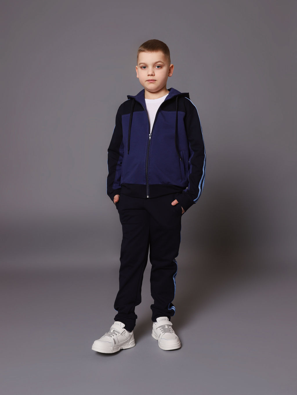 Спортивный костюм К033 Темно-Синий-Джинс от фабрики Спортсоло