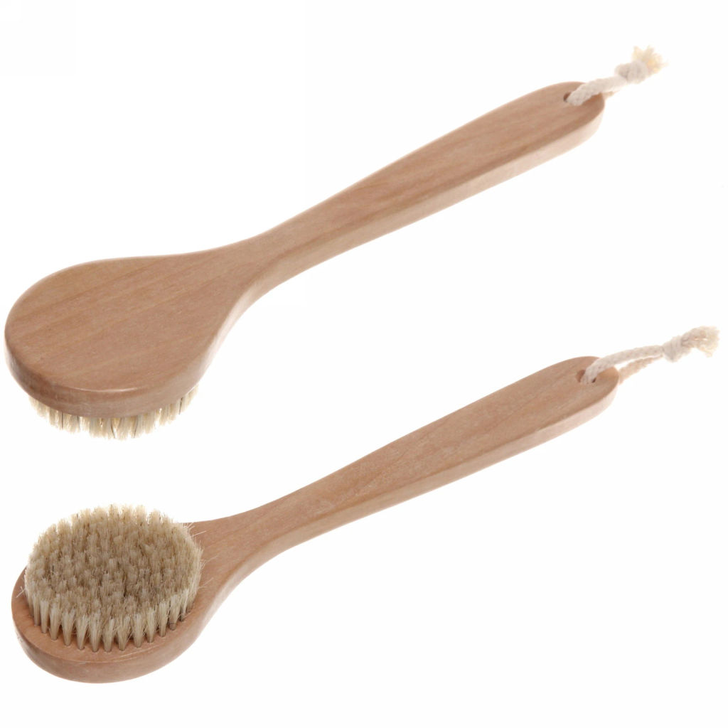 Цена за 2шт. Щетка для тела массажная "BODY- Shop", 25*8 см(жесткая)