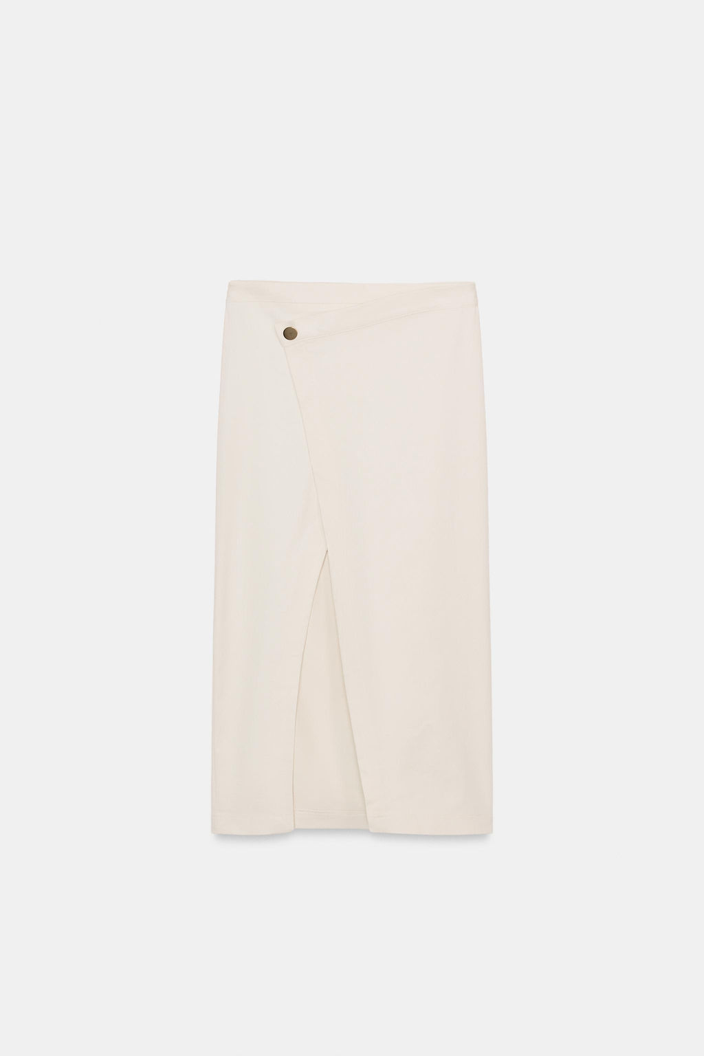 FALDA CRUZADA MIDI / Crudo - Zara фото 6