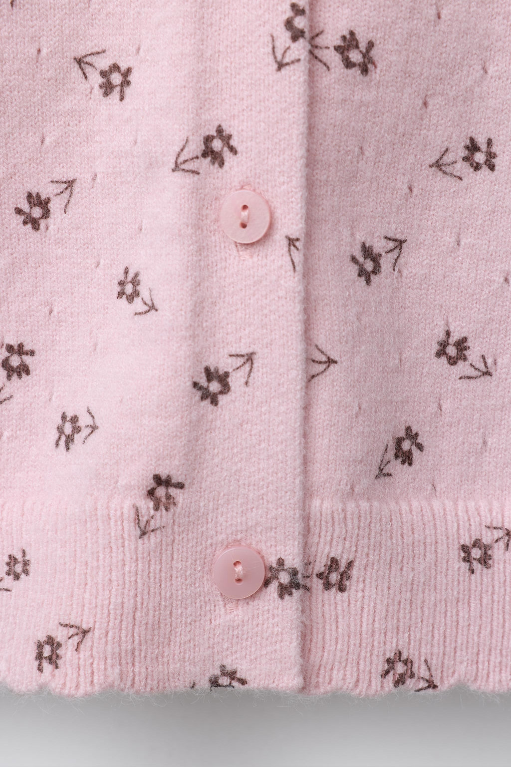 FLORAL KNIT CARDIGAN - Zara фото 4