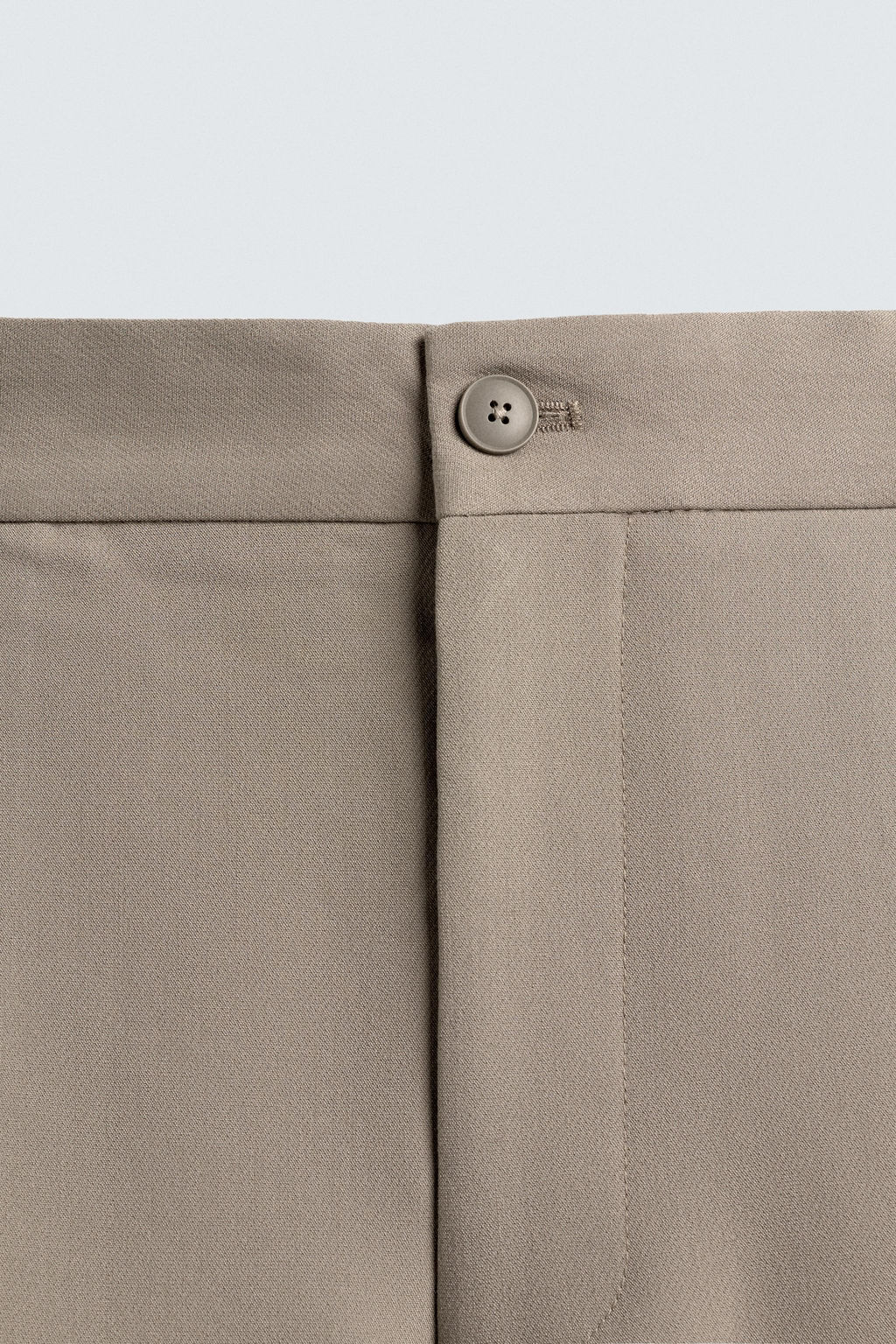 PANTAL?N RELAXED FIT PLIEGUES / Tostado claro - Zara фото 9