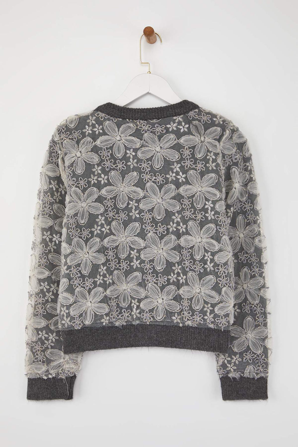 Ekru Dantel Garnili Yumusak Dokulu Triko H?rka TWOAW26HI00024 - Trendyolmilla фото 7