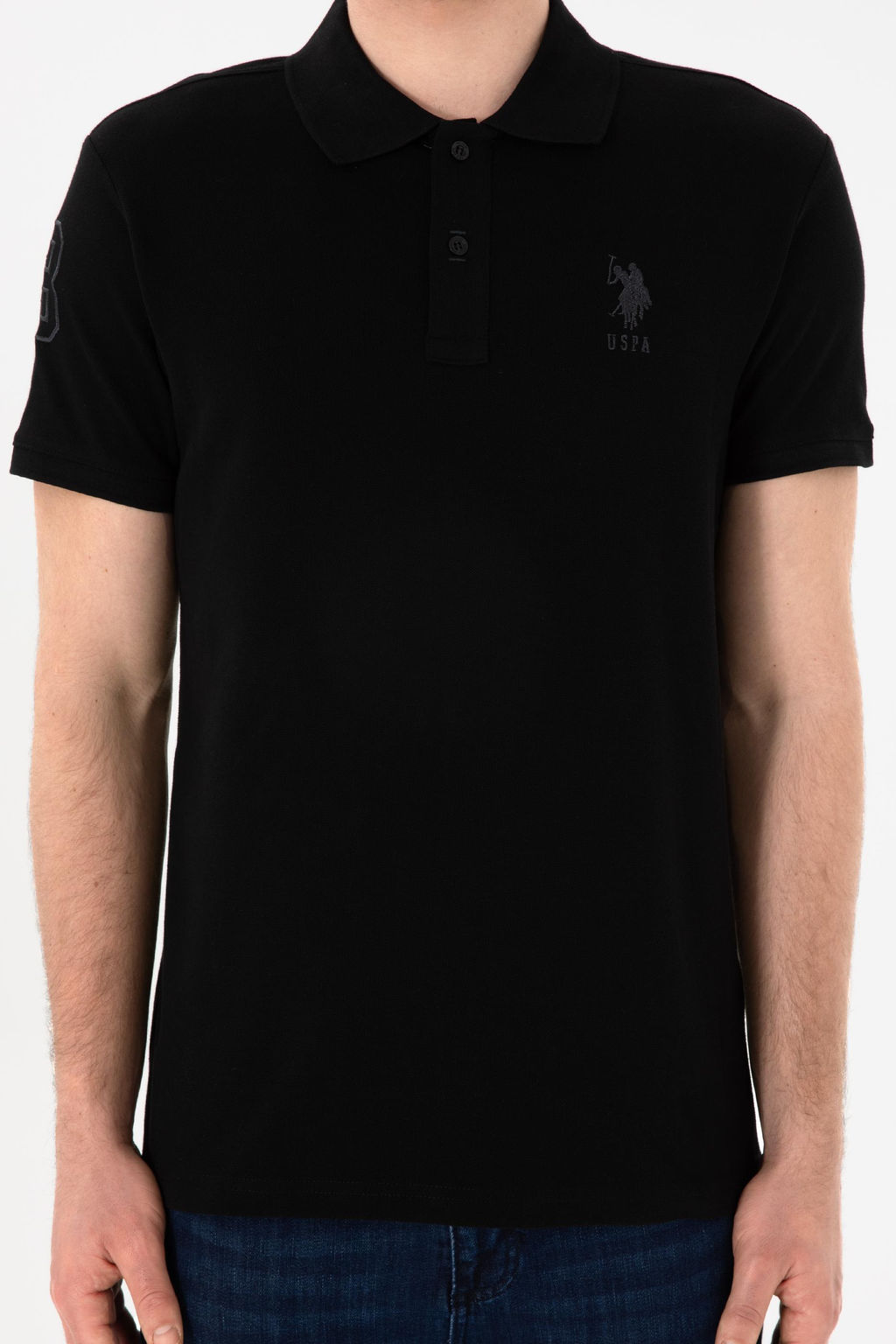Erkek Siyah Basic Ti__rt Sepette S_rpriz _ndirim - U.s. polo assn фото 7