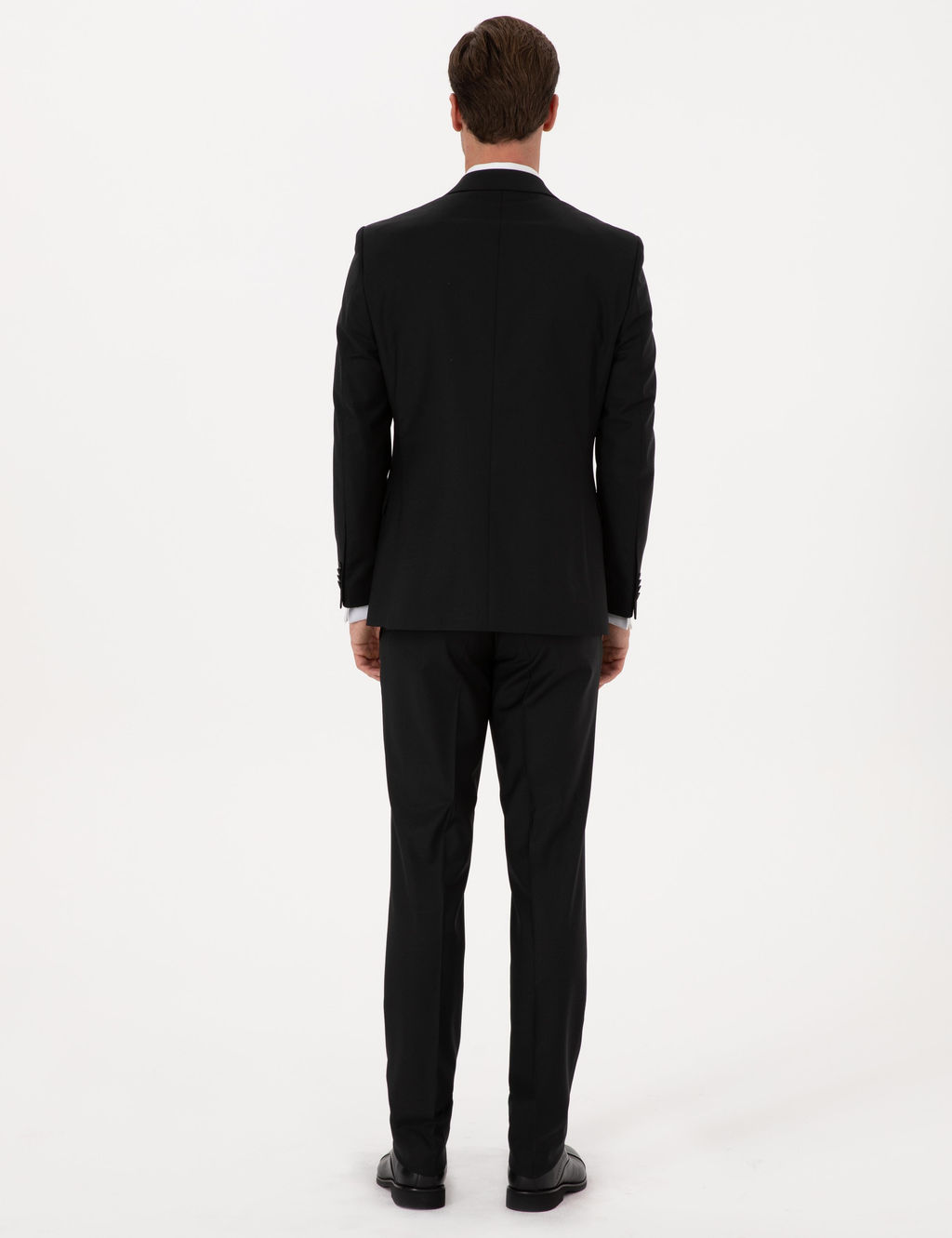 Siyah Slim Fit Tak_m Elbise - Cacharel фото 5