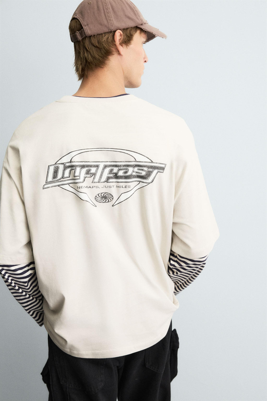 WASHED GRAPHIC T-SHIRT - Zara фото 6