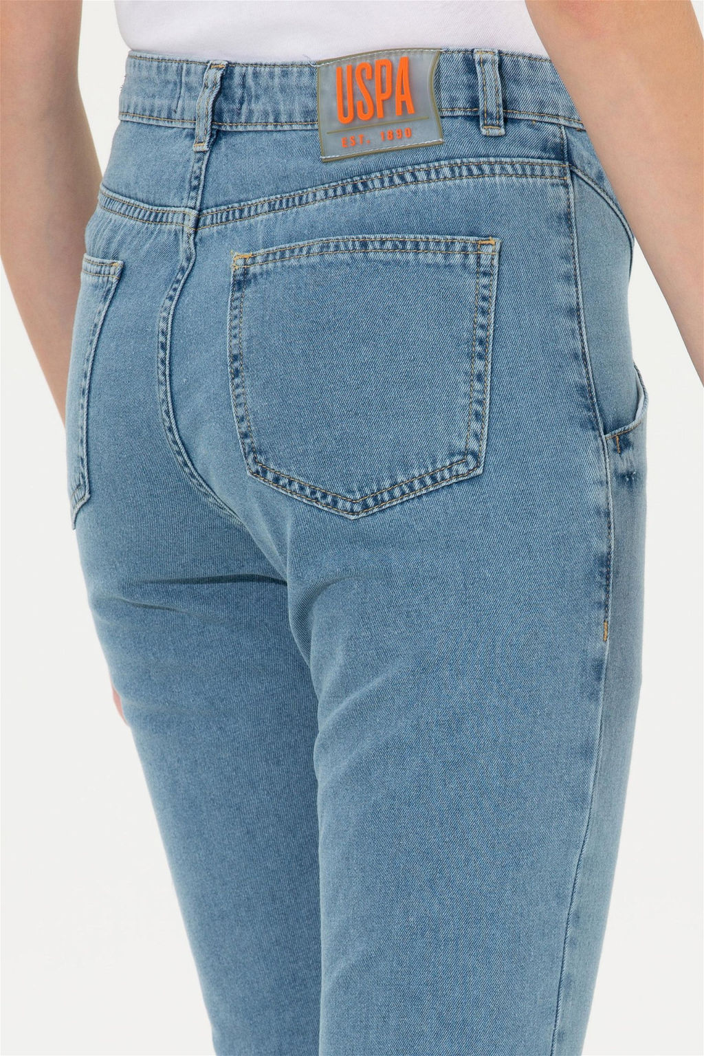 Женские голубые джинсовые брюки Неожиданная скидка в корзине - U.s. polo assn фото 7