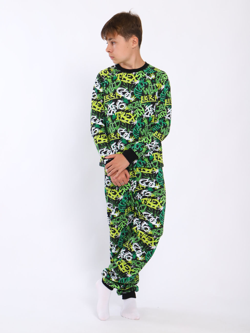 Пижама "Макар" зеленый