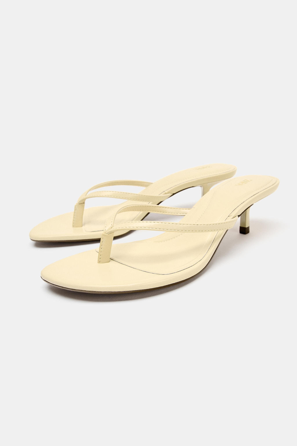 SANDALIA KITTEN / Amarillo Vainilla - Zara фото 4