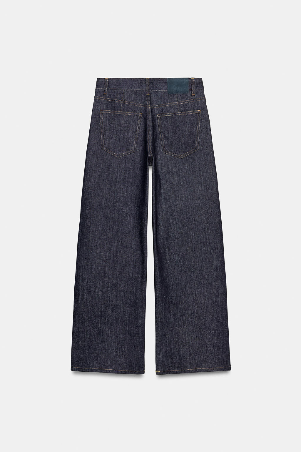 JEANS ZW COLLECTION RELAXED PLEAT MID-WAIST - Zara фото 15
