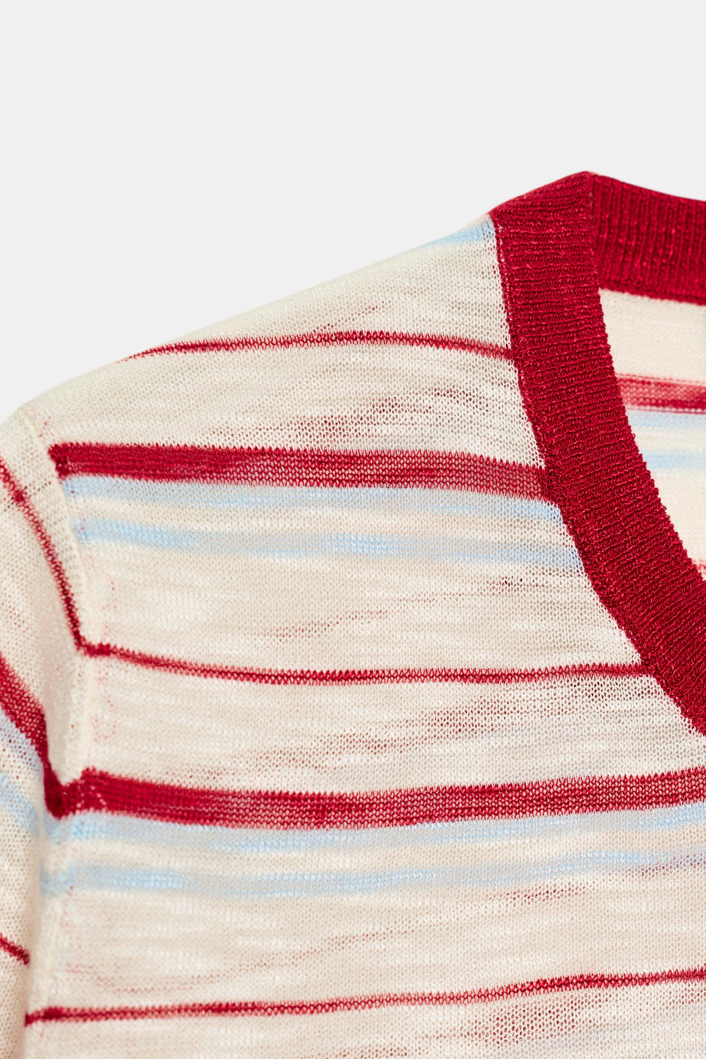 TOP PUNTO RAYAS MANGA CORTA / Multicolor - Zara фото 6