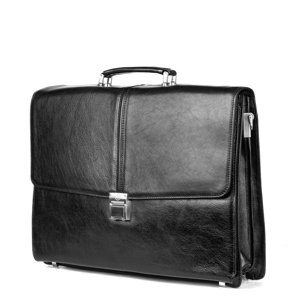 Мужской кожаный портфель - Barcelo biagi фото 2