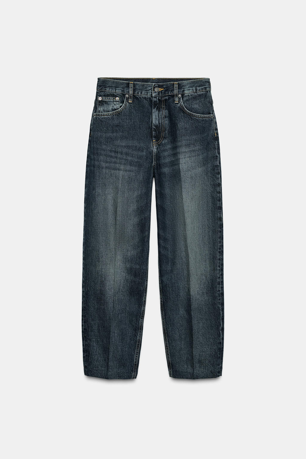 ZW COLLECTION MID-WAIST JEANS - Zara фото 2