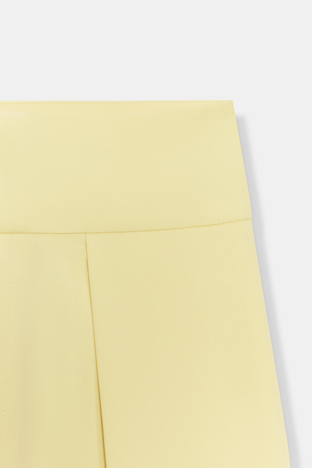 PANTAL?N BALLOON PLIEGUES / Amarillo claro