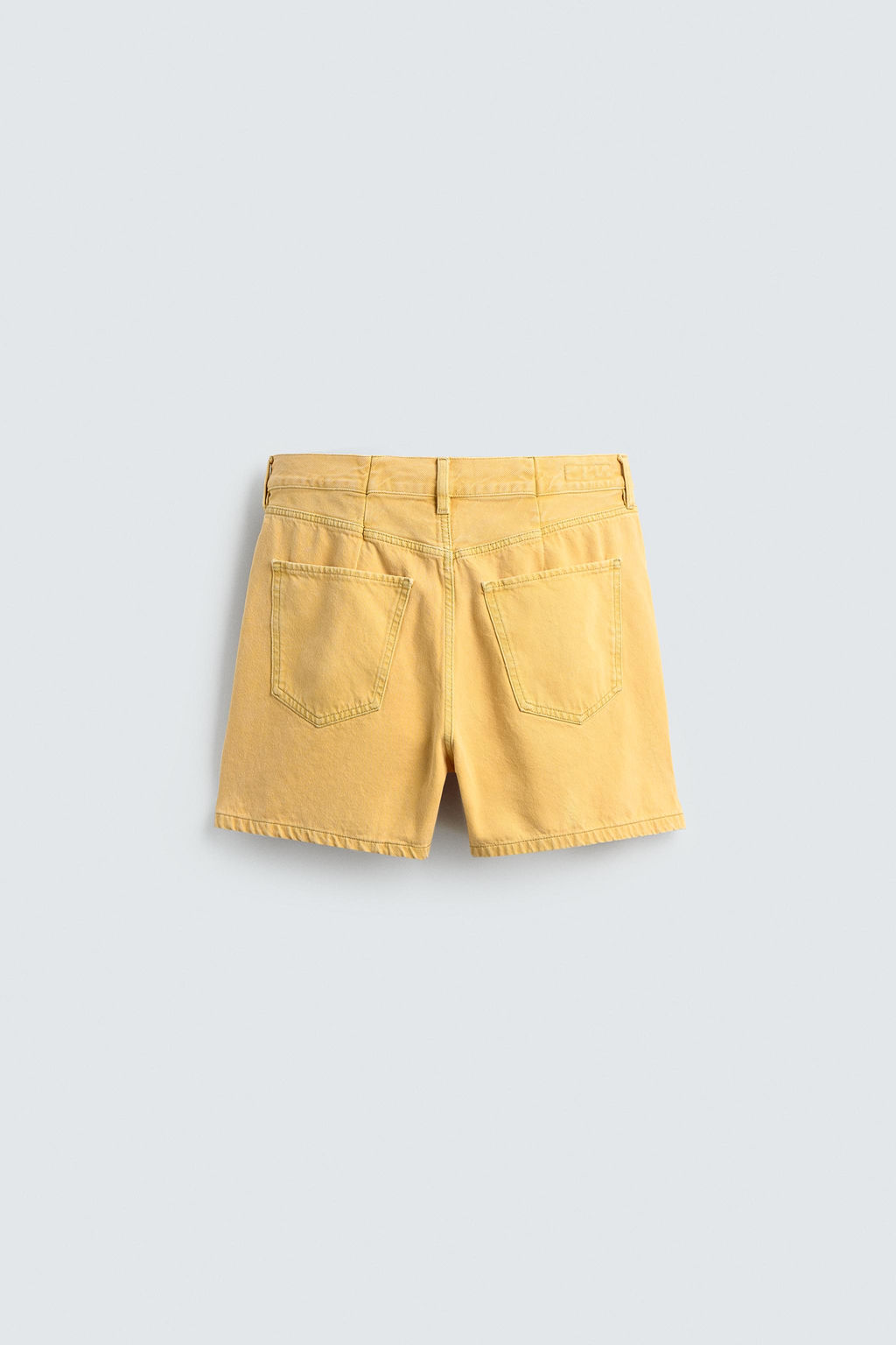 BERMUDA DENIM RELAXED FIT COLOR / Amarillo - Zara фото 8