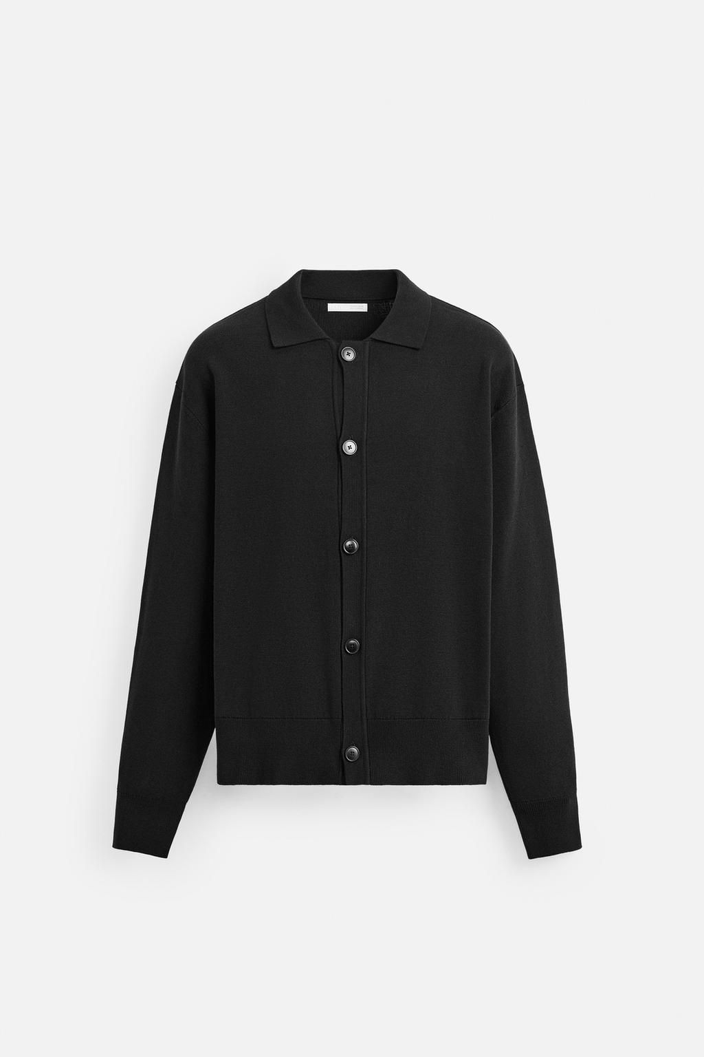 RELAXED FIT KNITTED SHIRT - Zara фото 9