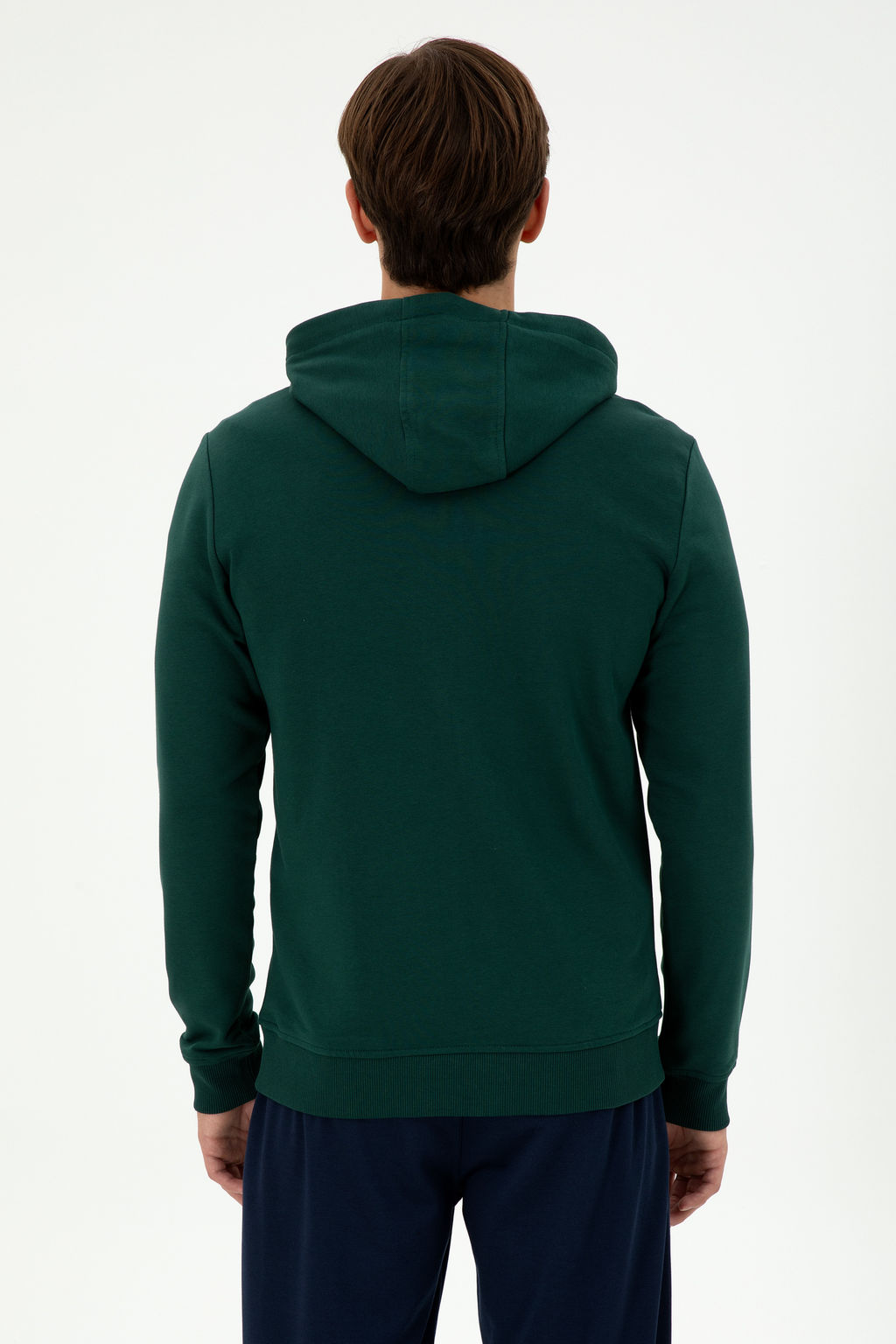 Мужской темно-зеленый вязаный кардиган - U.s. polo assn фото 17