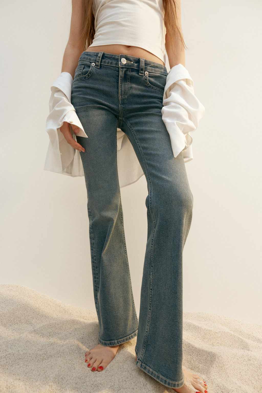 Flared Low Jeans - H&m фото 13