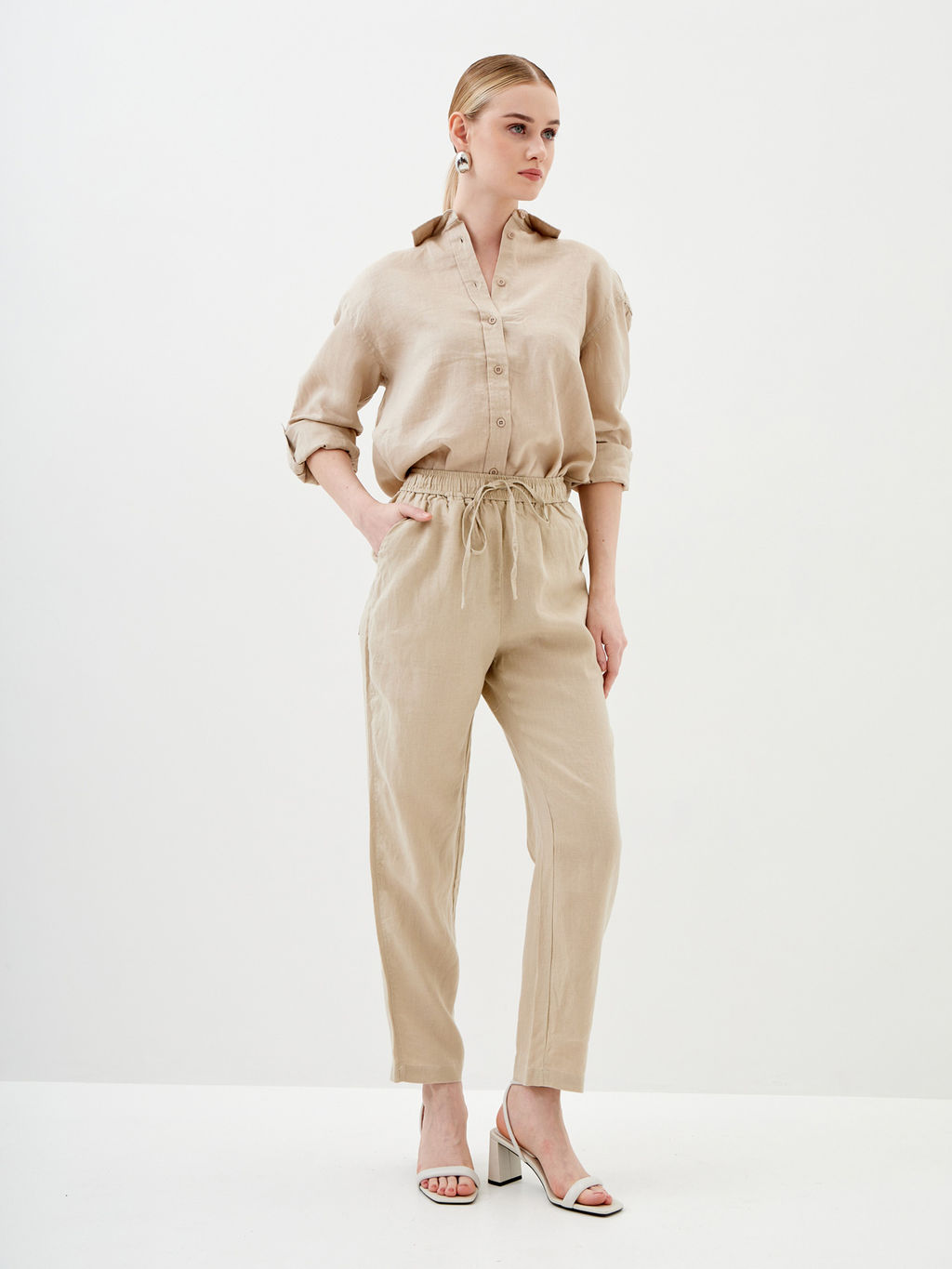 Женские льняные Брюки - Mossmore фото 46