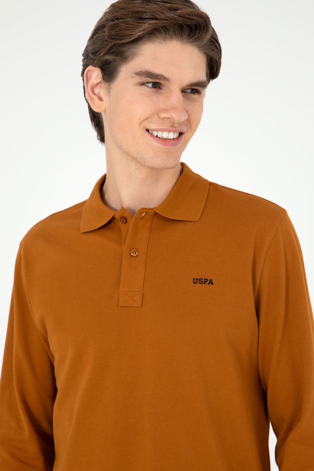 Свитшот мужской U.S. Polo Assn кокосовый из хлопка  фото 9
