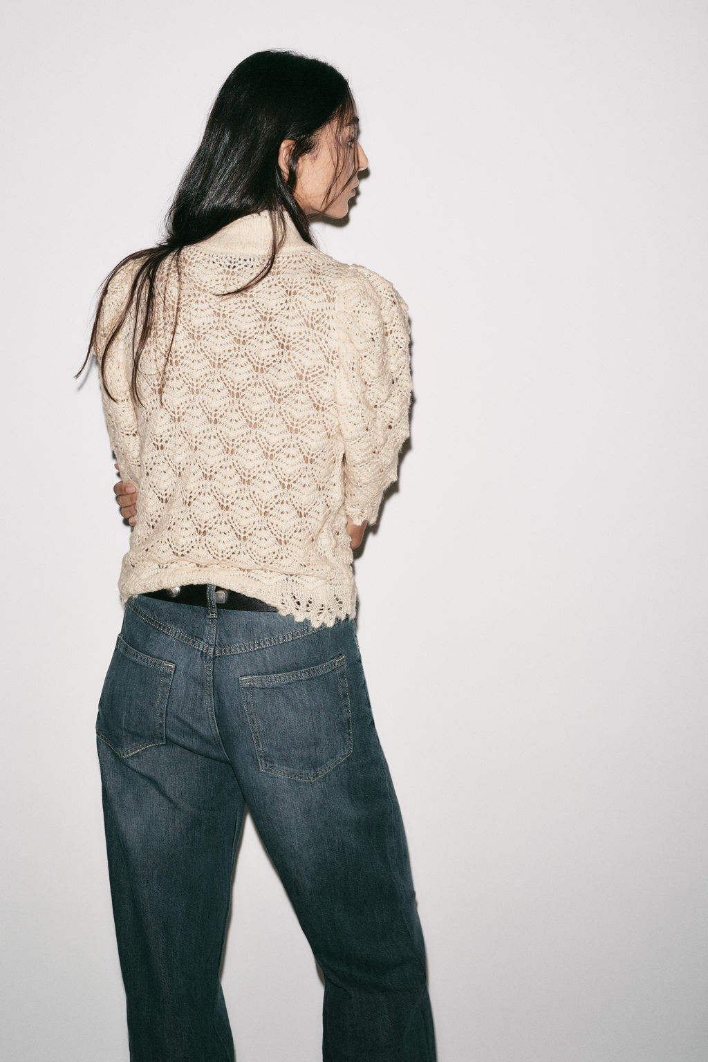 ROMANTIC RIB KNIT JUMPER - Zara фото 6