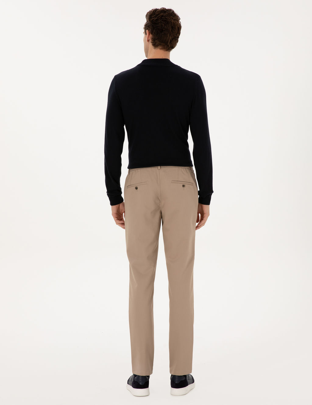 Bej Ex. Slim Fit Kuma_ Pantolon