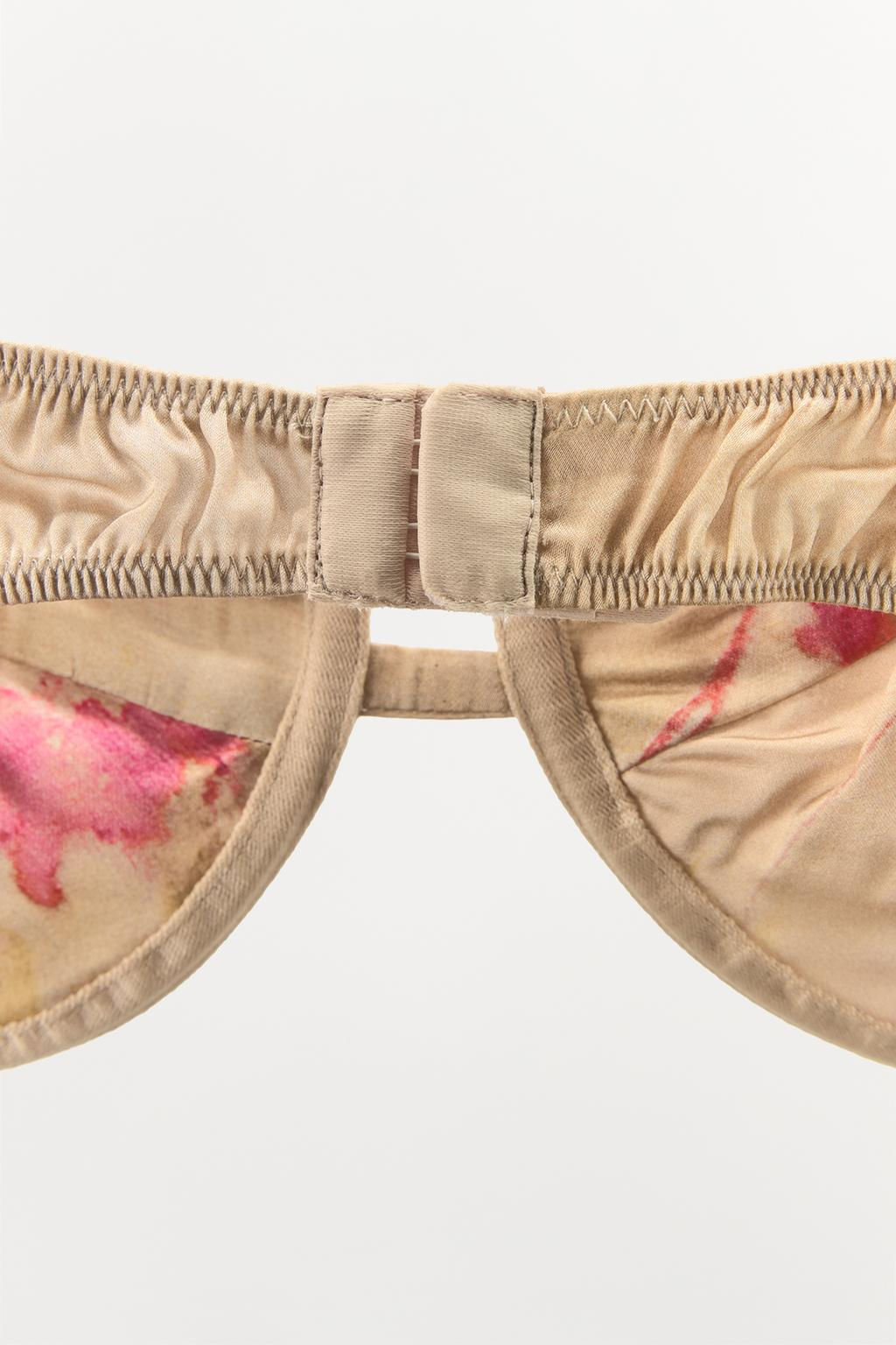 PRINTED UNDERWIRE BRA - Zara фото 6