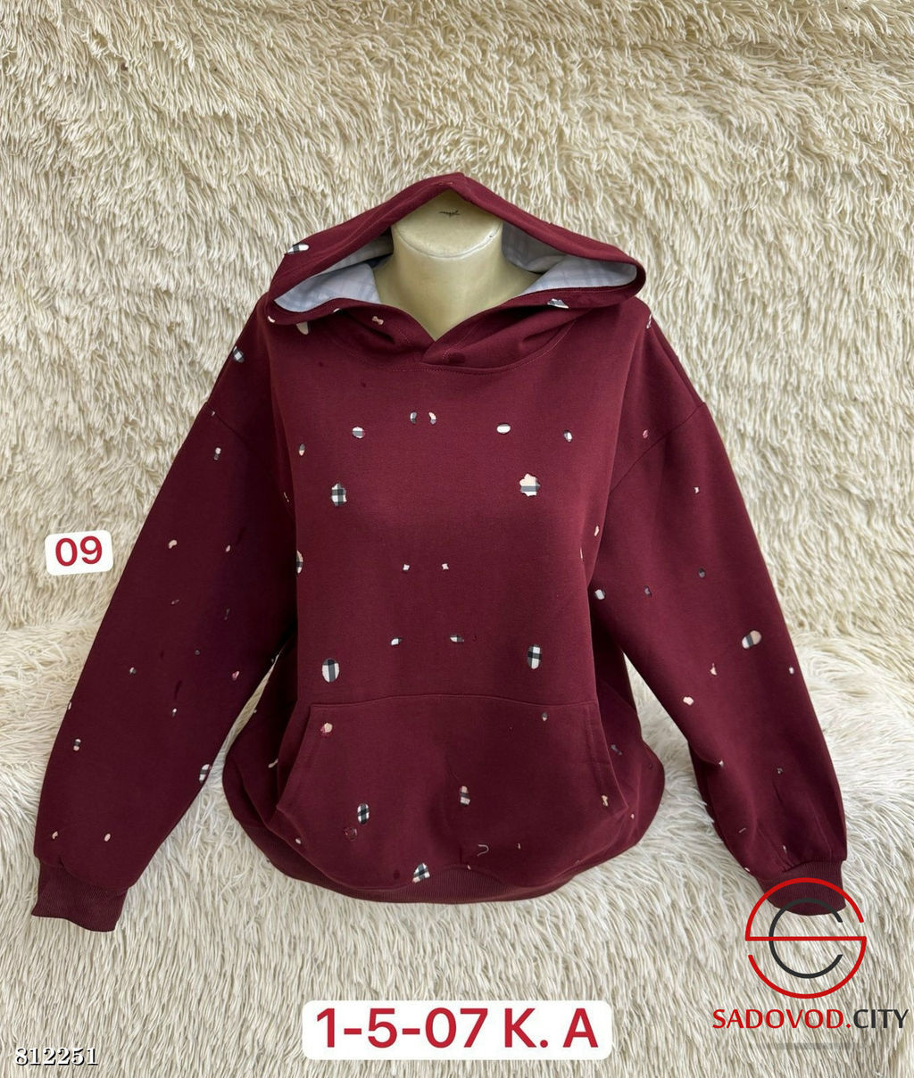 Толстовка женская с принтом - Bruno фото 3