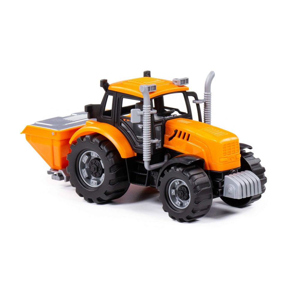 Трактор Прогресс сельскохозяйственный инерционный (оранжевый) (в коробке) - Полесье фото 6