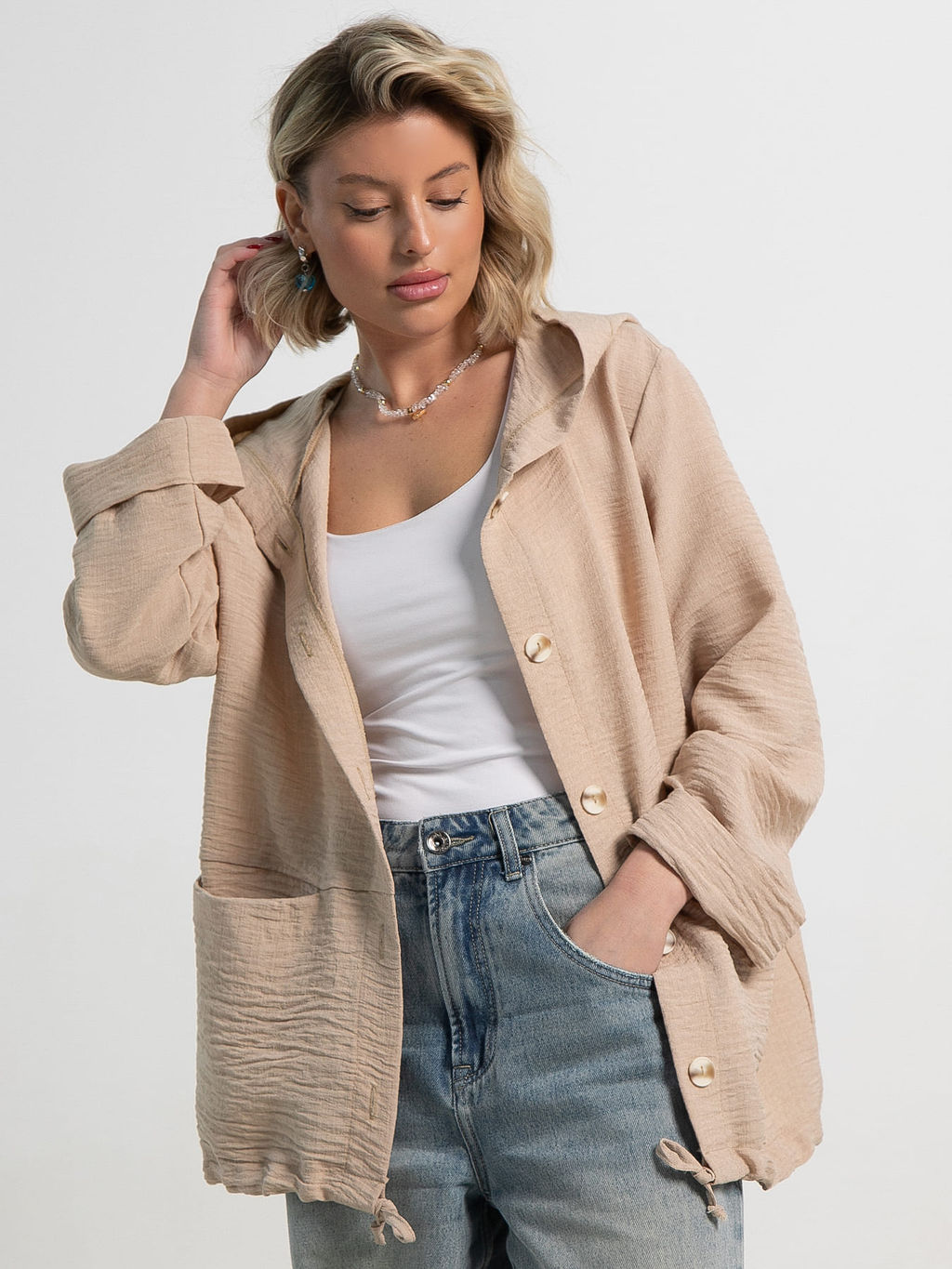 Пыльник Летний день (бежевый) Б15150-8М - Lt collection фото 2