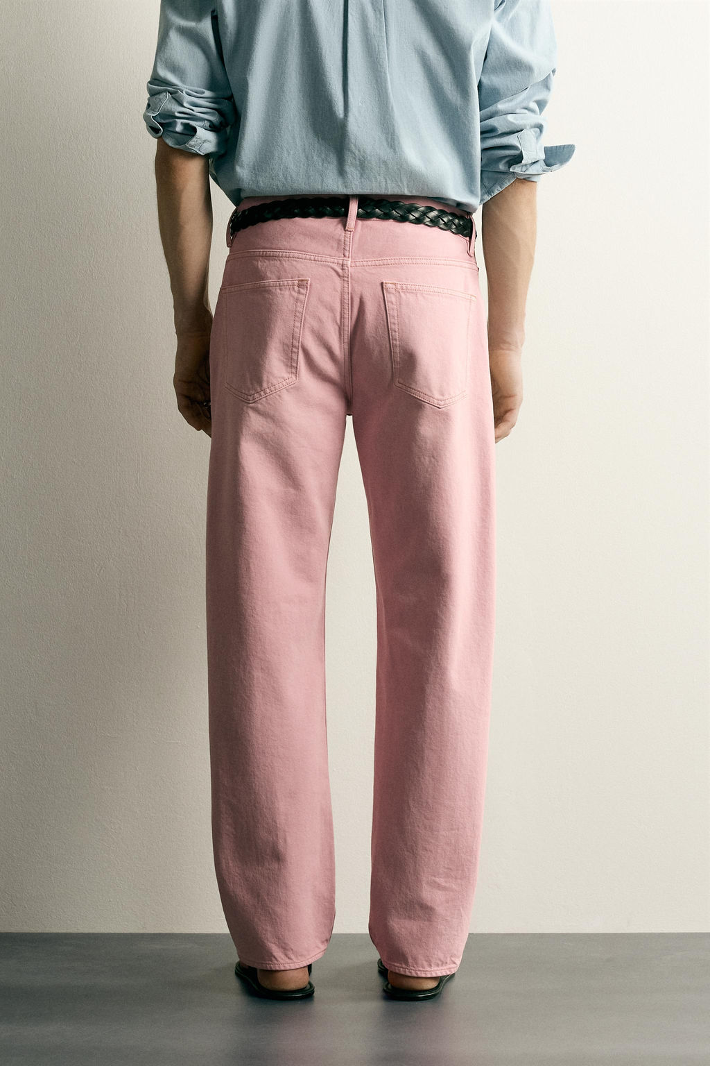 JEANS STRAIGHT FIT / Rosa claro - Zara фото 3