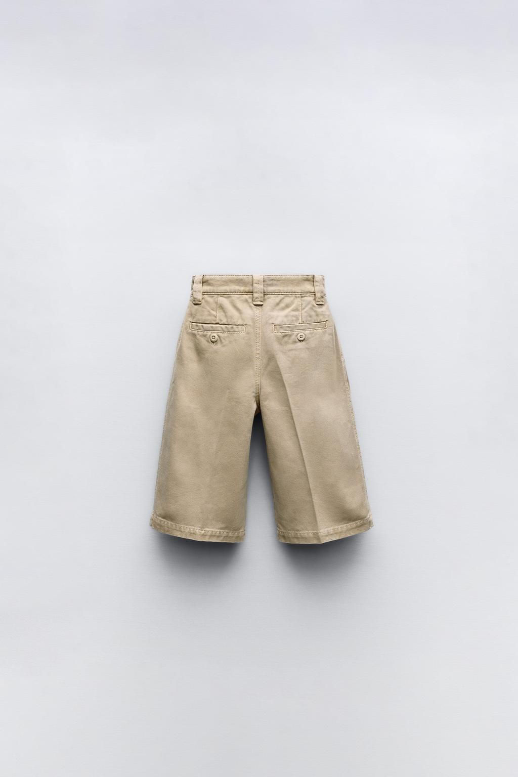 WIDE-LEG BERMUDA SHORTS - Zara фото 2