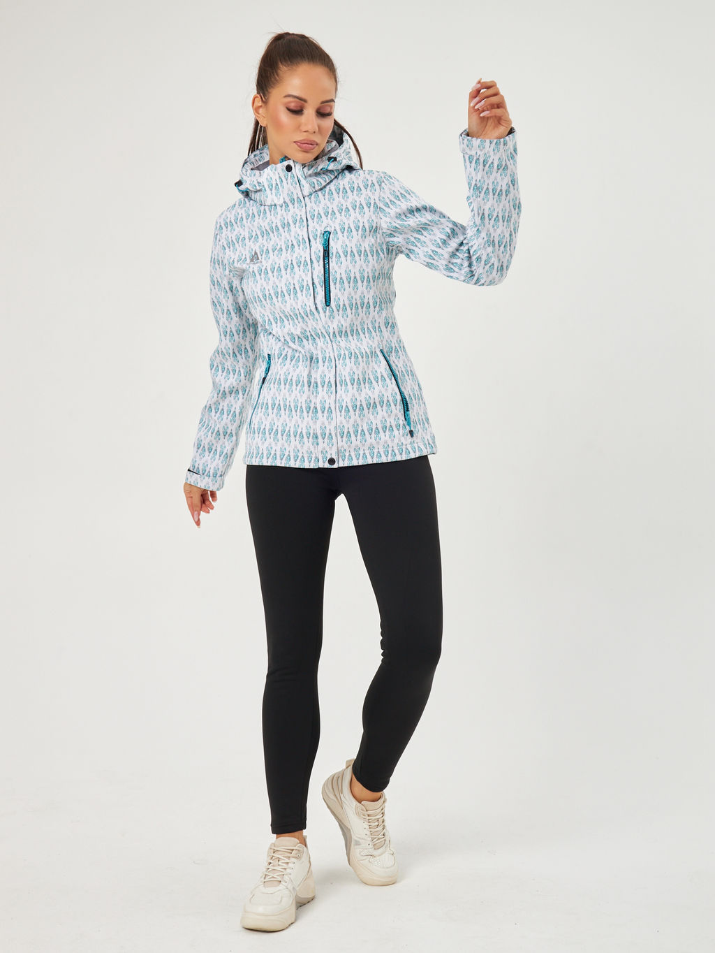 Женская куртка Azimuth 8169_41 Белый  фото 13