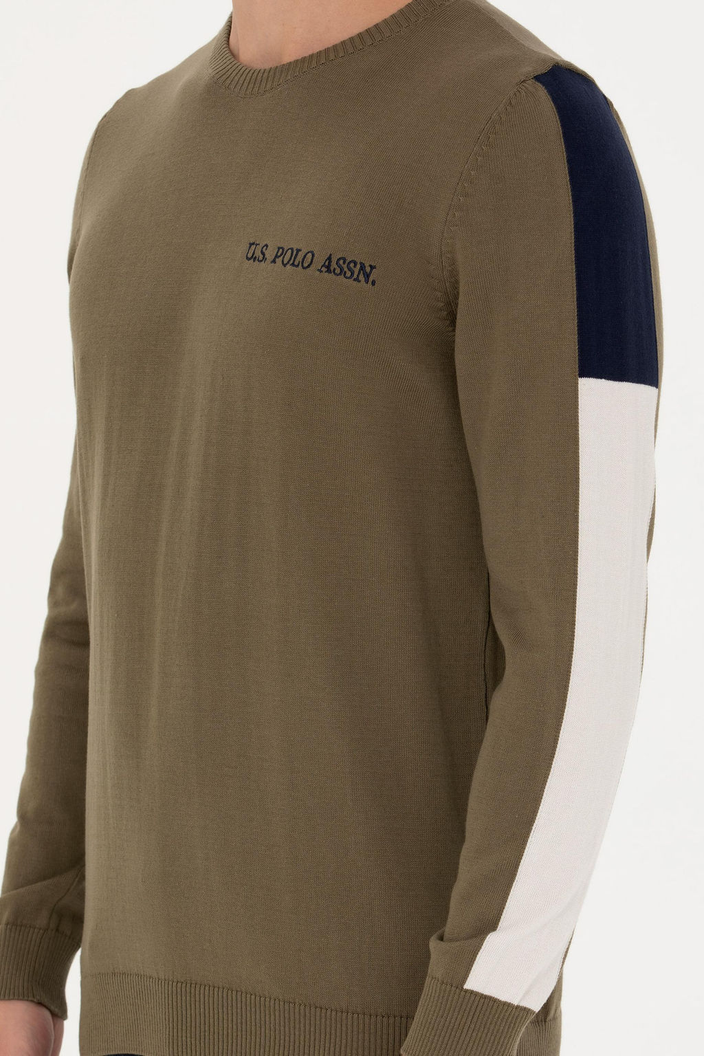 U. S. Polo Assn Мужской свитер цвета хаки - U.s. polo assn фото 20