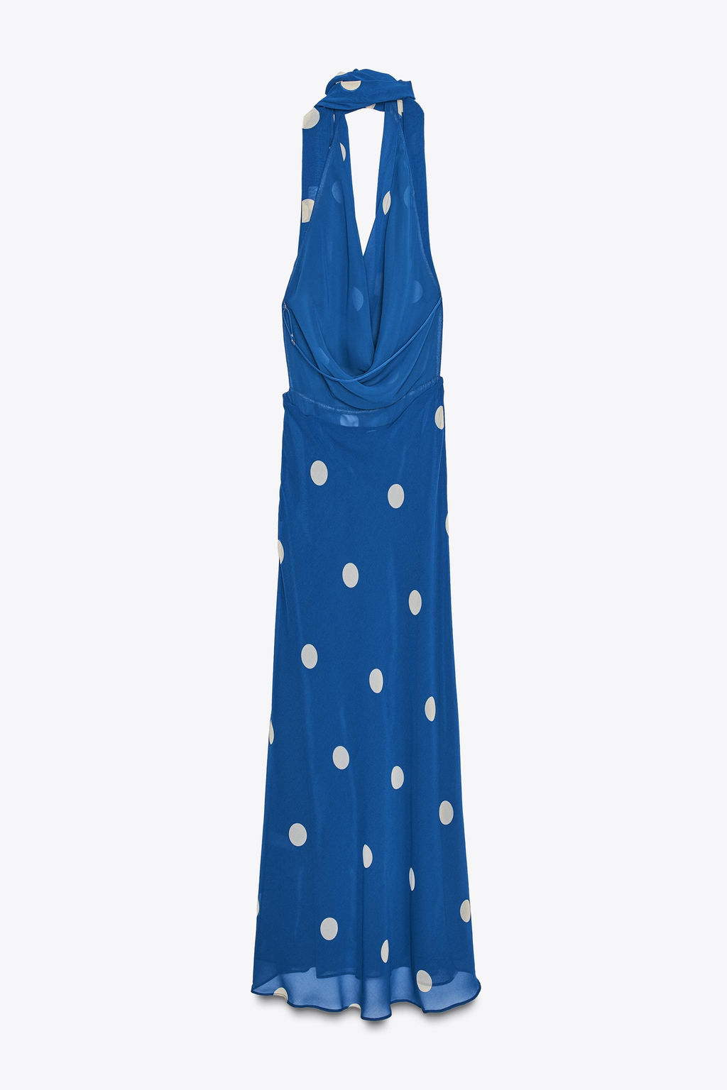 POLKA DOT PRINTED MIDI DRESS - Zara фото 5