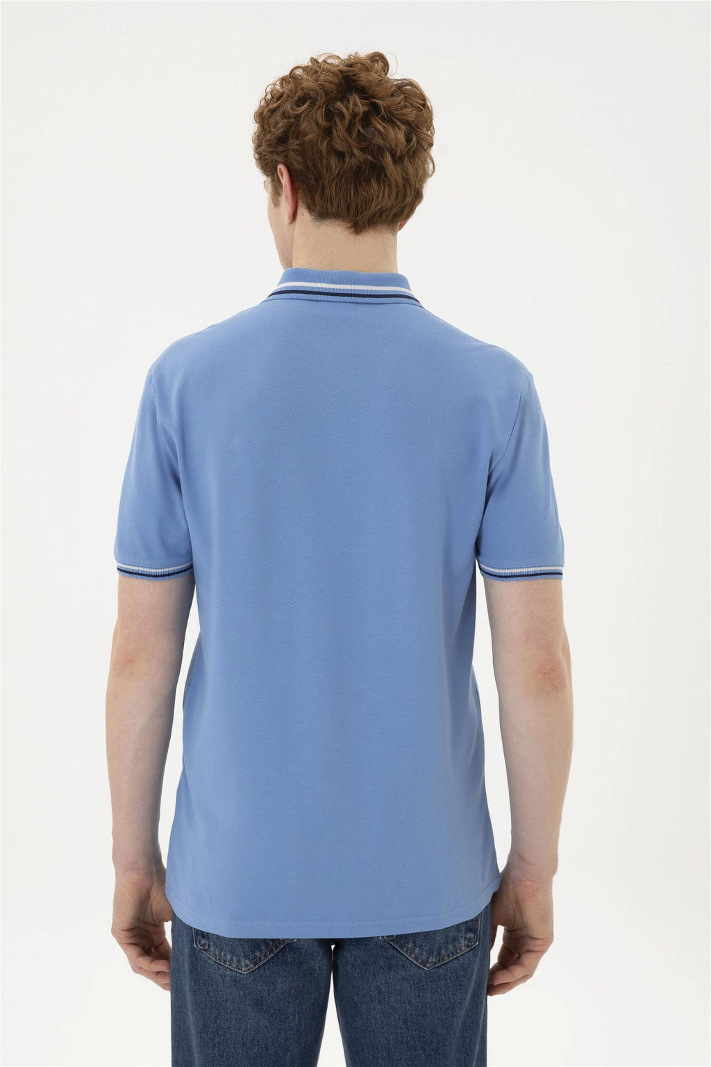 Мужская темно-синяя базовая футболка - U.s. polo assn фото 5