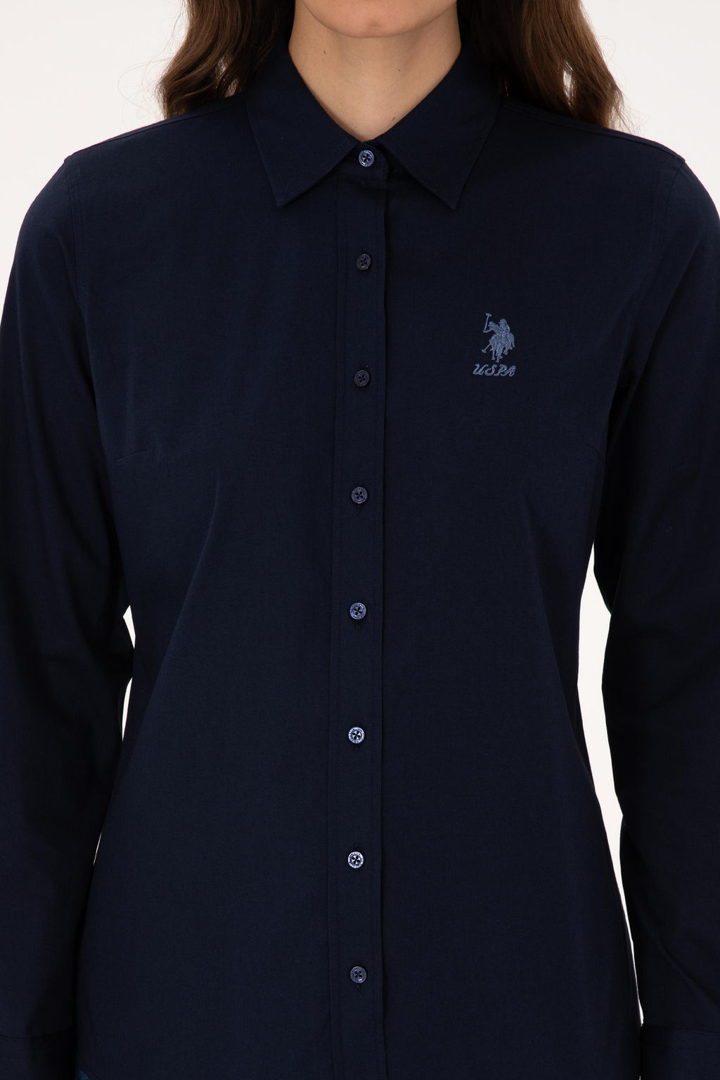 Kad_n Lacivert Uzun Kollu Basic G_mlek - U.s. polo assn фото 6