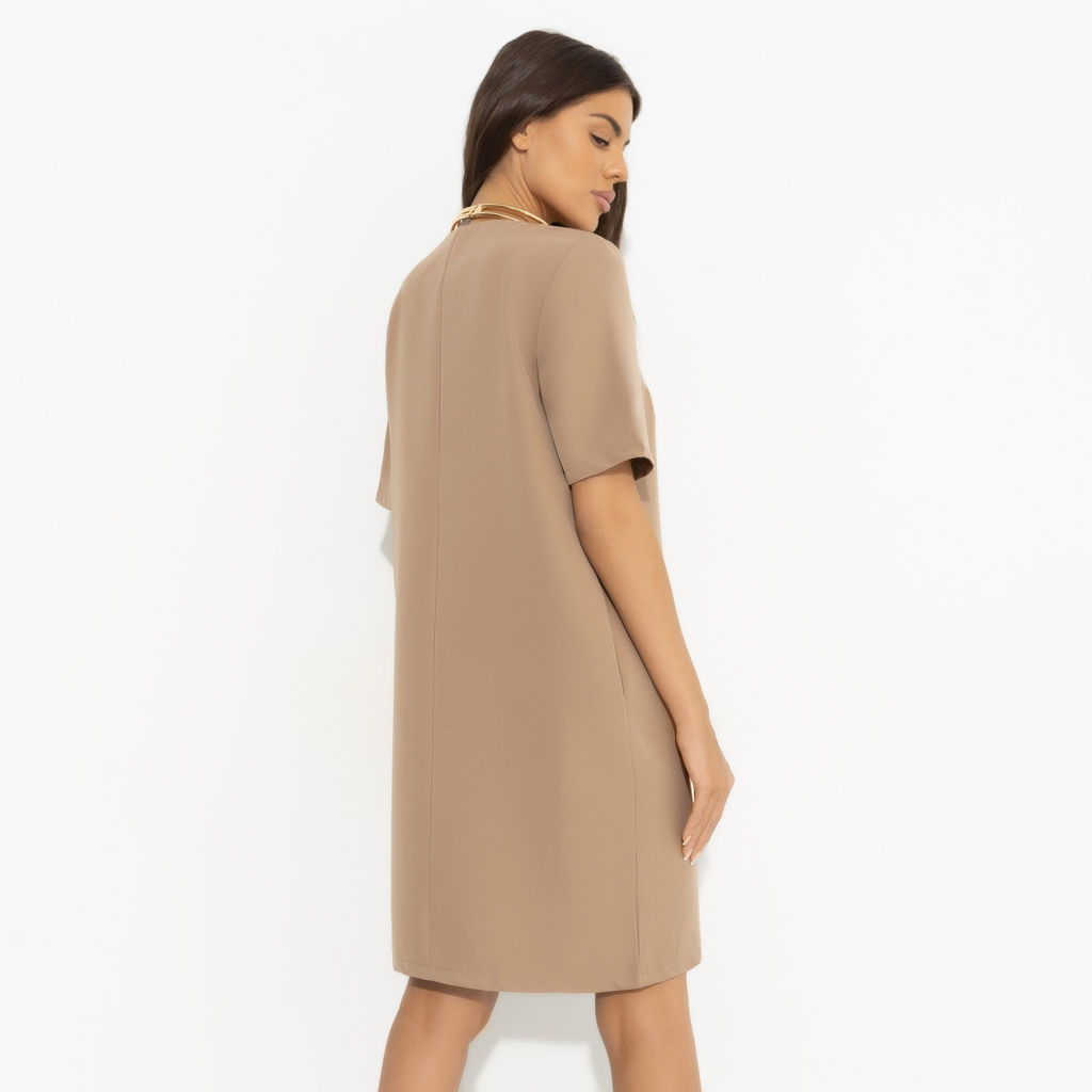 Платье базовое, Виртуальные будни (beige) - Charutti фото 5