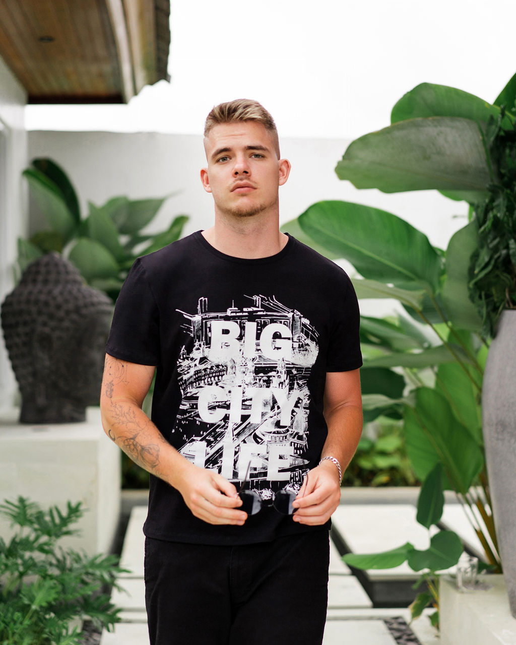 Футболка мужская из хлопка FM009 - Sahar art lab фото 4