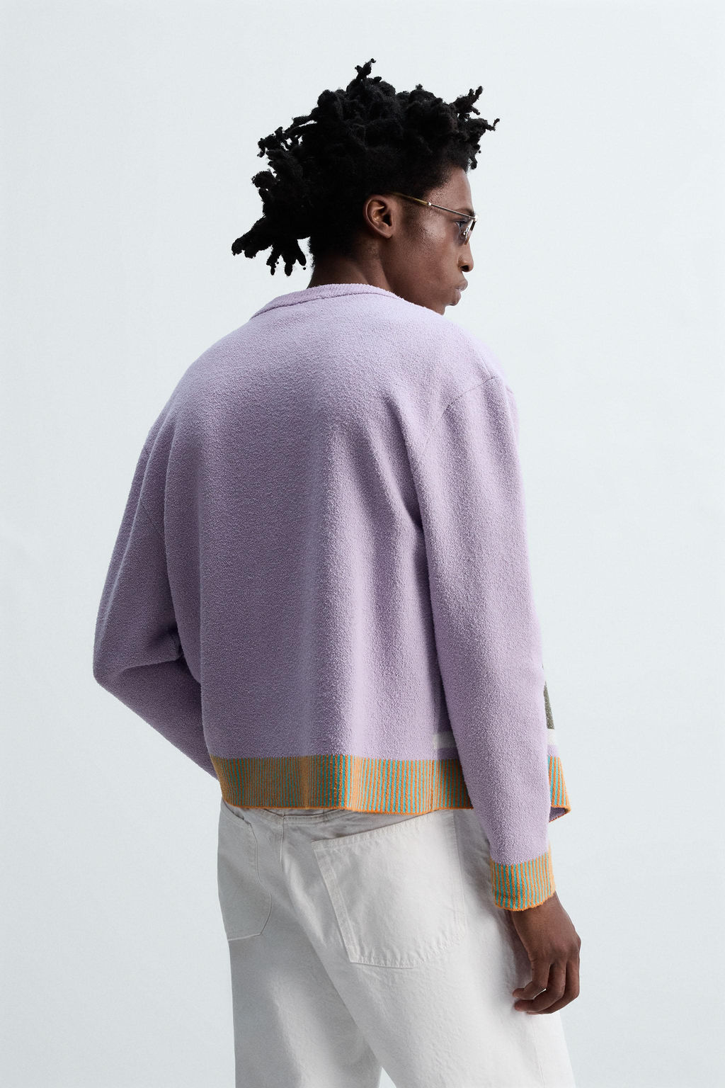 FLORAL JACQUARD CARDIGAN OTIS KWAME KYE QUAICOE - Zara фото 11