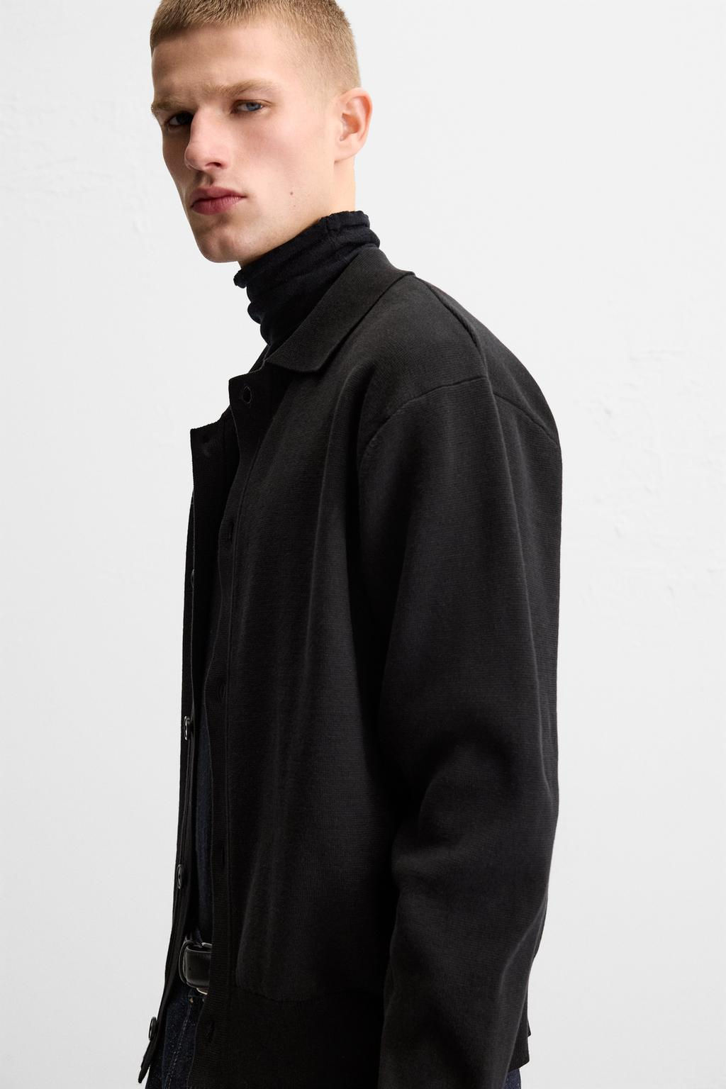 RELAXED FIT KNITTED SHIRT - Zara фото 3